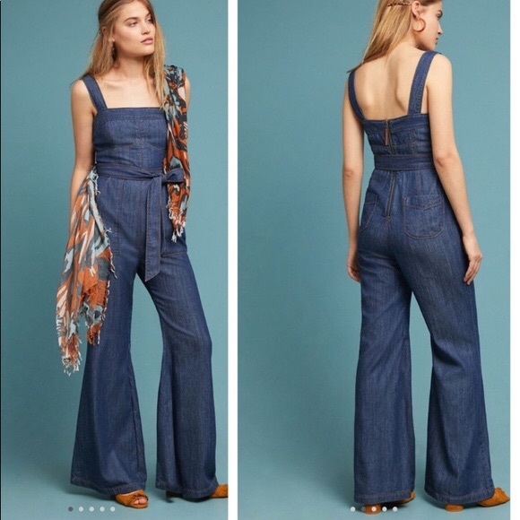 Anthropologie Denim Jumpsuit - Picture 2 of 9